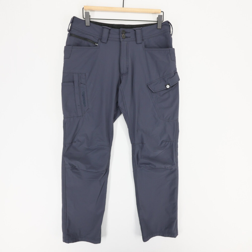 TRUEWERK T1 Werkpant Mens 30x30 Grayish Blue Cargo Stretch Utility Workwear